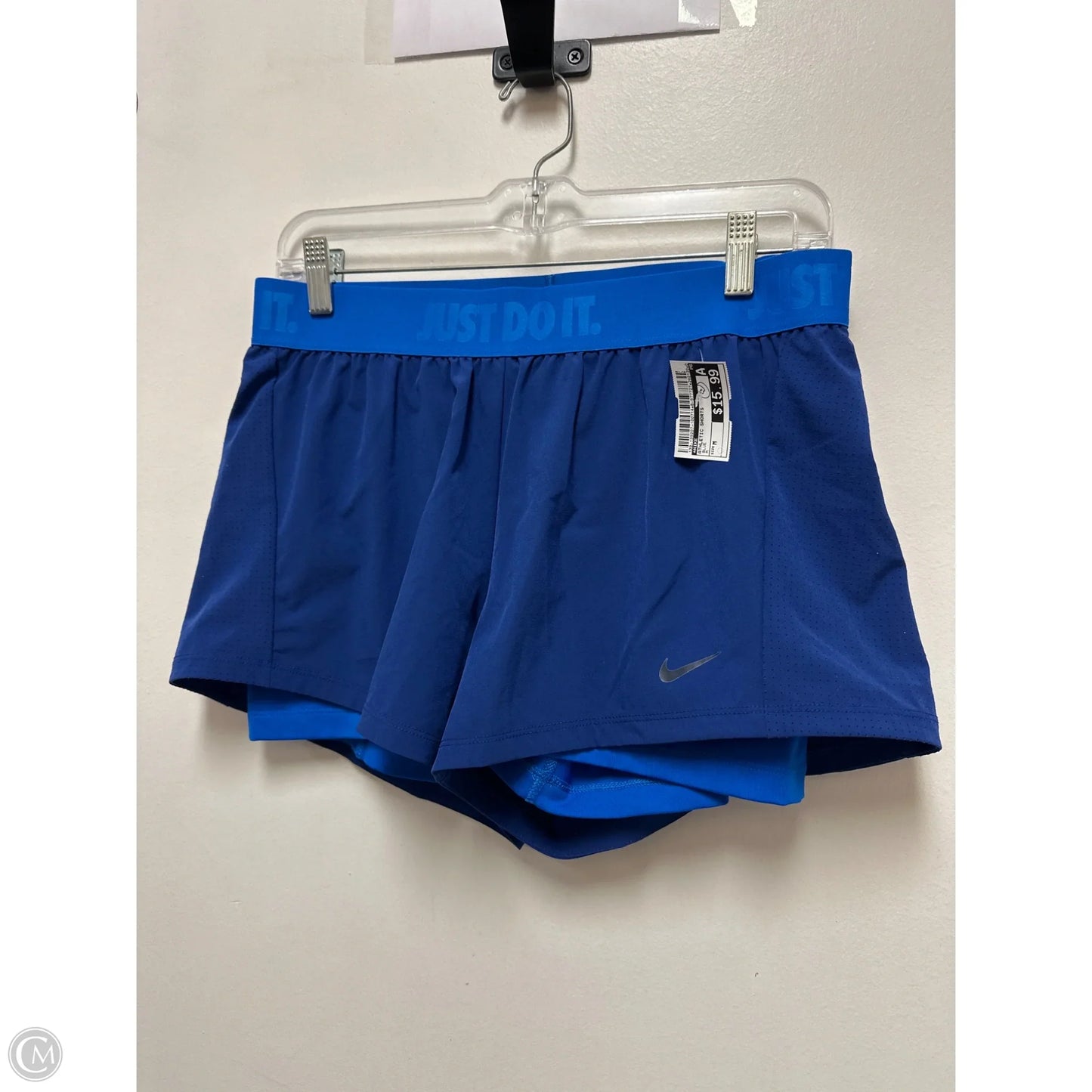 Athletic Shorts By Nike In Blue, Size: M