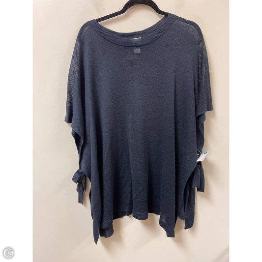 Sweater Short Sleeve By J. Jill In Navy, Size: Osfm