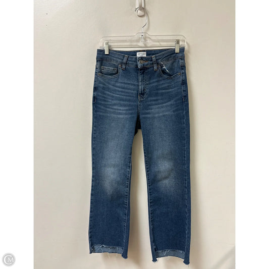 Jeans Straight By Time And Tru In Blue Denim, Size: 4