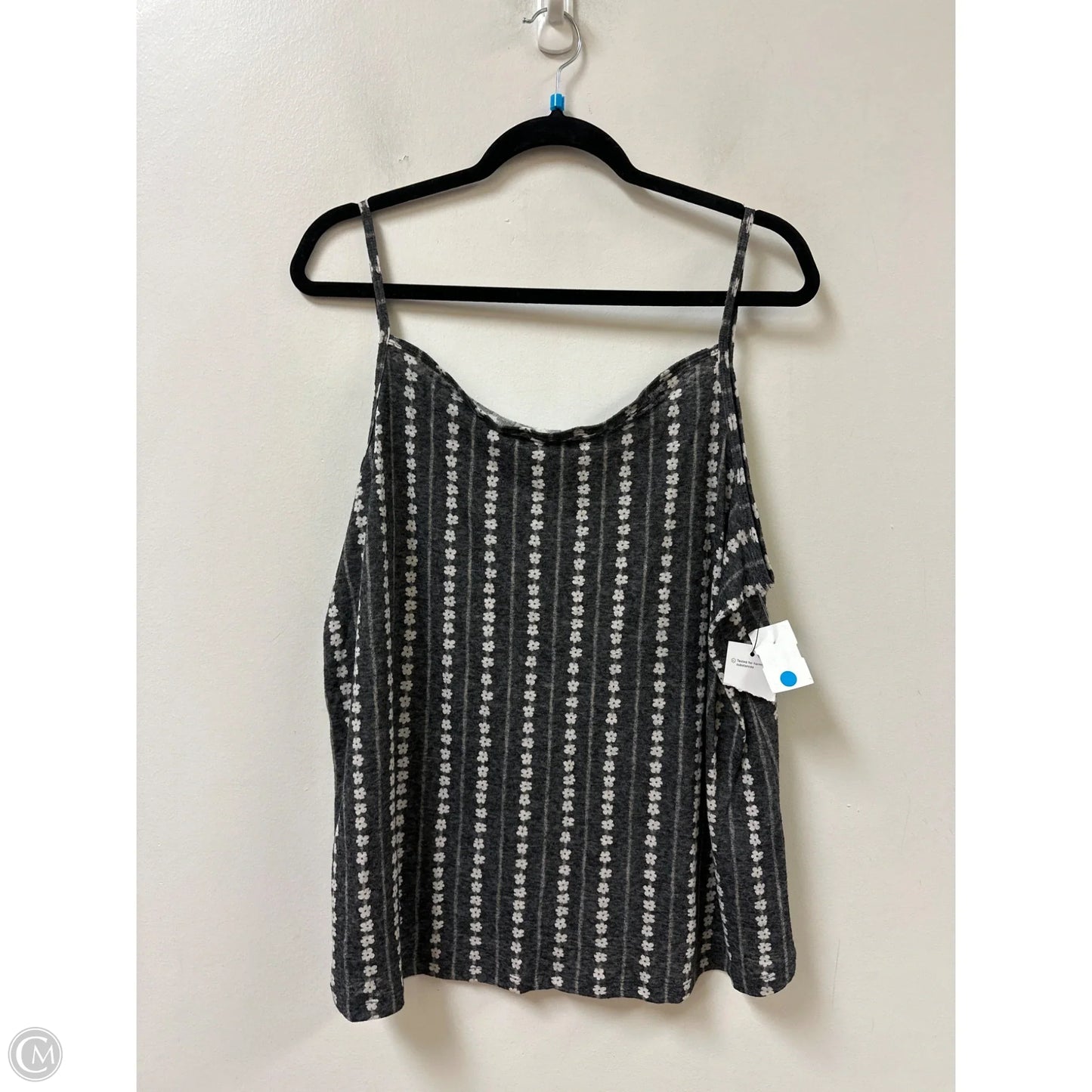 Top Sleeveless By Sonoma In Grey, Size: Xl