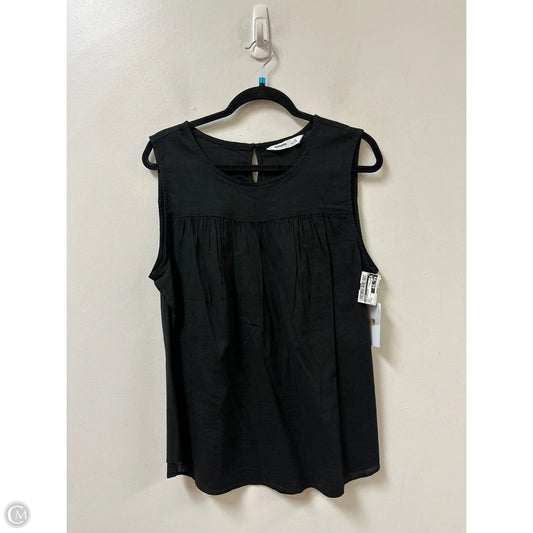 Top Sleeveless By Sonoma In Black, Size: Xl