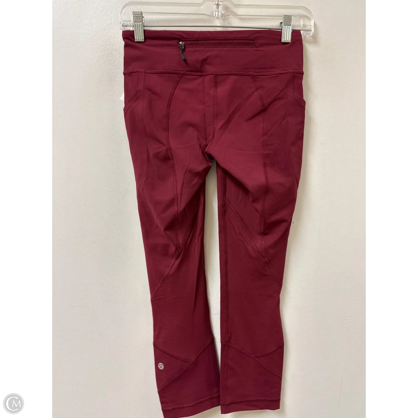 Athletic Leggings By Lululemon In Red, Size: 4
