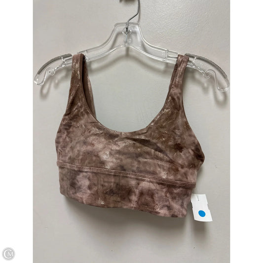 Athletic Bra By Lululemon In Brown, Size: 8