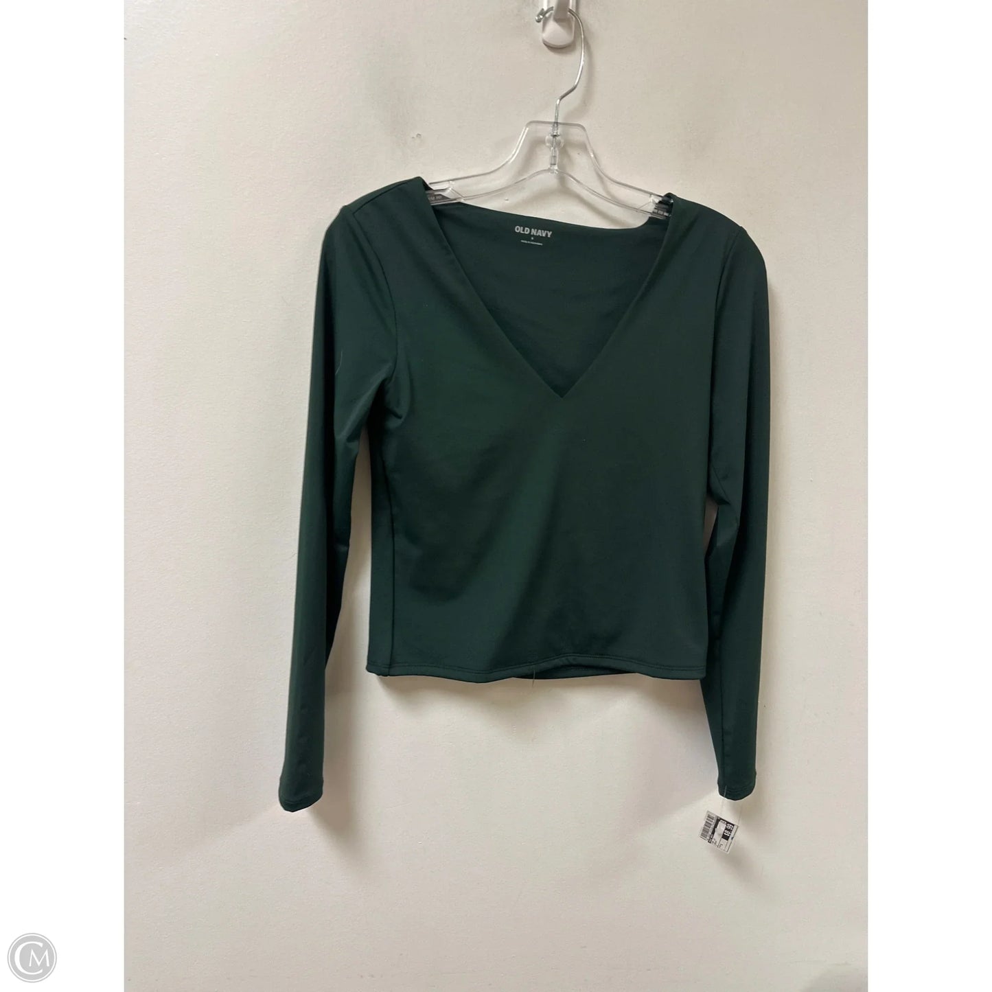 Top Long Sleeve By Old Navy In Green, Size: S