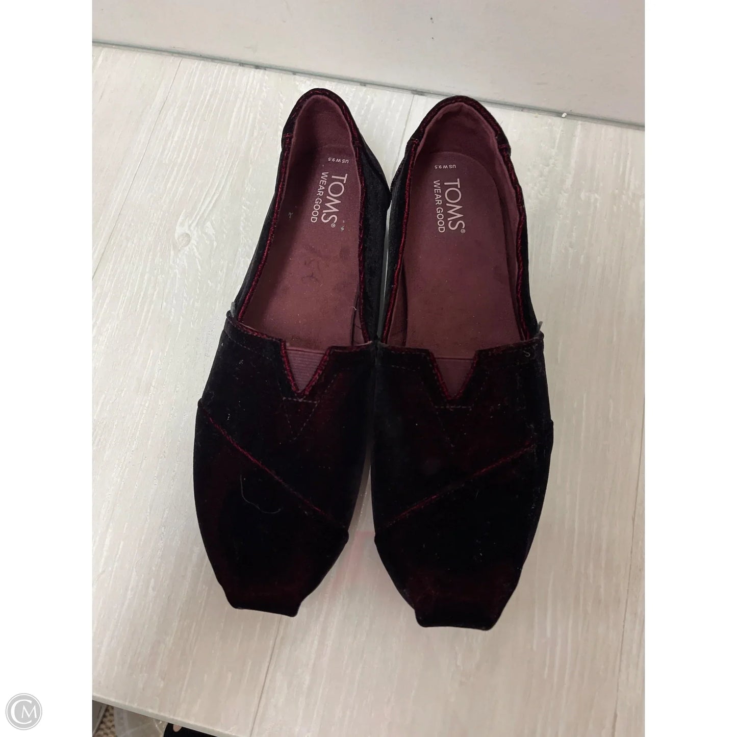 Shoes Flats By Toms In Red, Size: 9.5