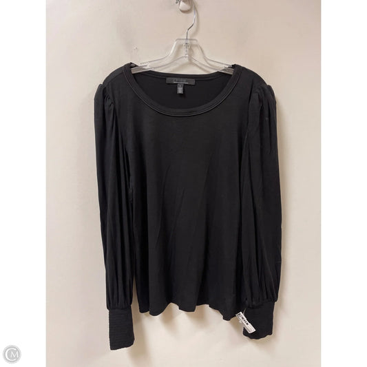 Top Long Sleeve By White House Black Market In Black, Size: L
