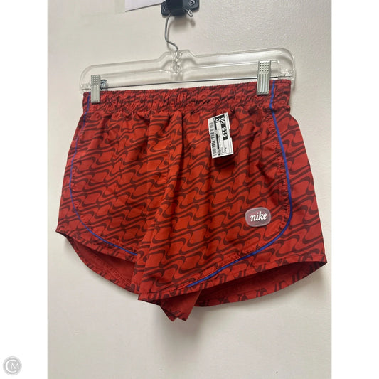 Athletic Shorts By Nike In Orange, Size: M