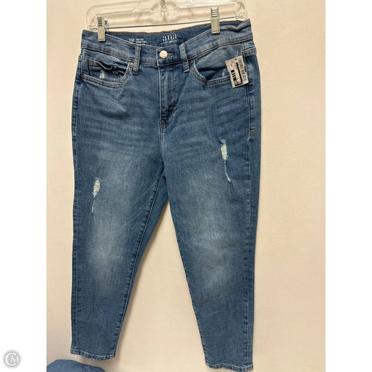 Jeans Skinny By Ana In Blue Denim, Size: 10p