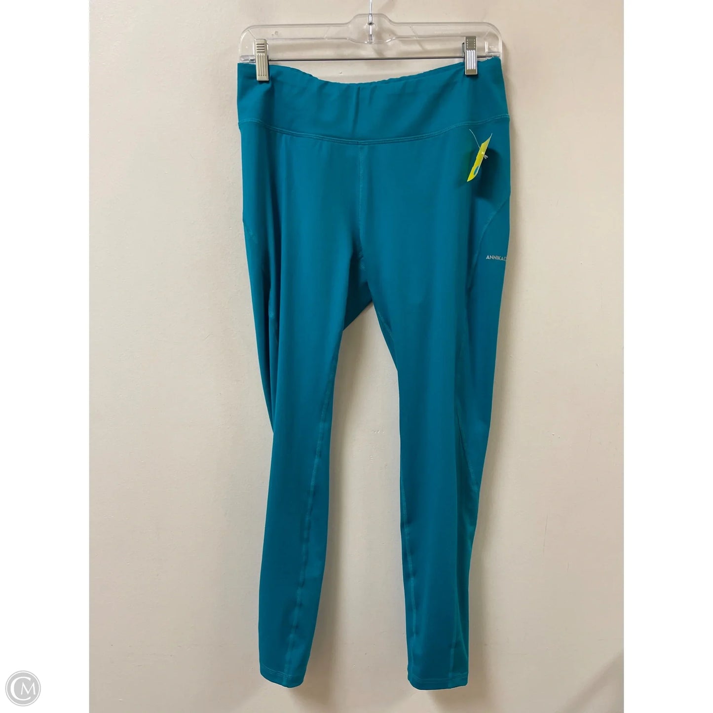 Athletic Leggings By Cutter And Buck In Teal, Size: M