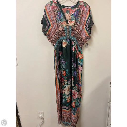 Dress Casual Maxi By Johnny Was In Floral Print, Size: Xs