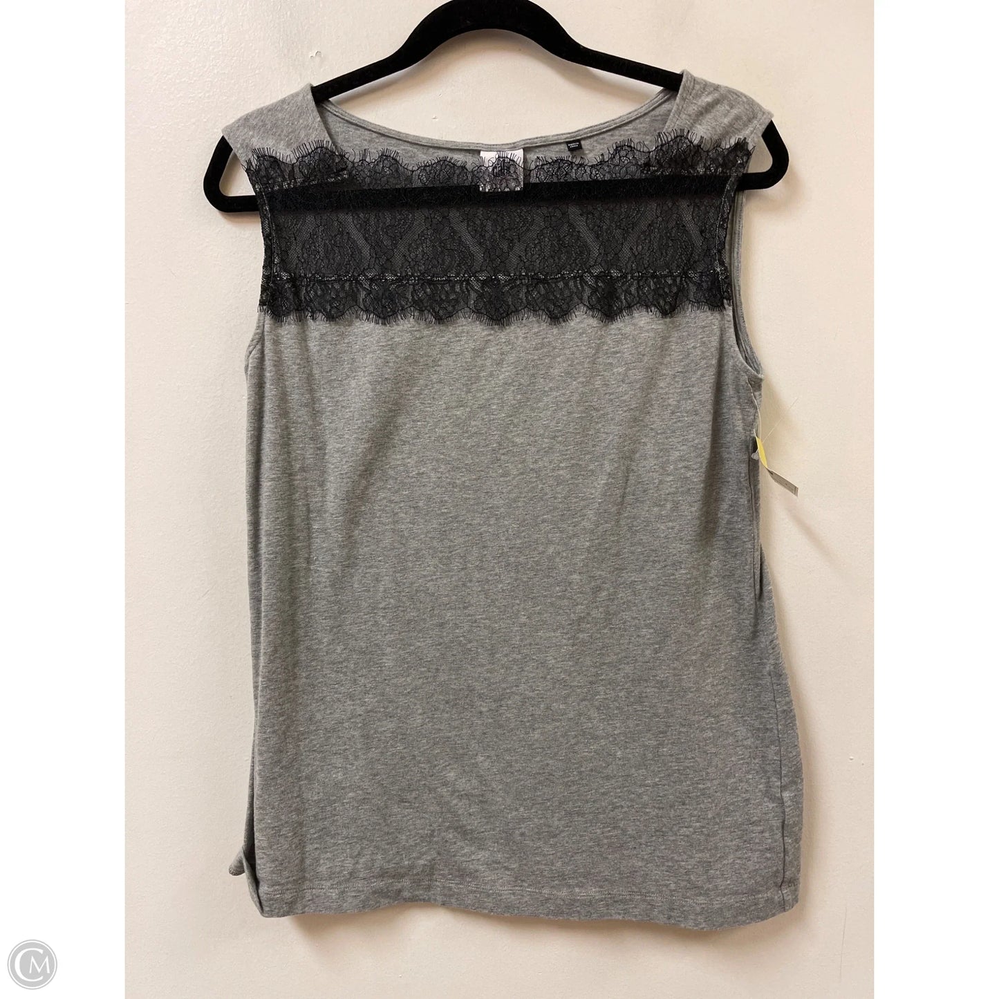 Top Sleeveless By Cabi In Grey, Size: S
