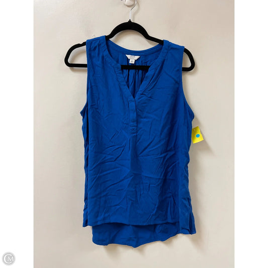 Top Sleeveless By Crown And Ivy In Blue, Size: L
