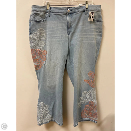 Jeans Boyfriend By Chicos In Blue Denim, Size: 20