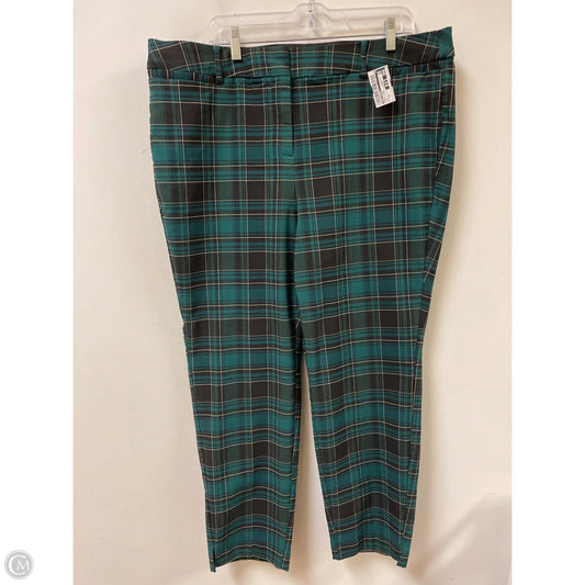 Pants Other By Lane Bryant In Black & Green, Size: 20