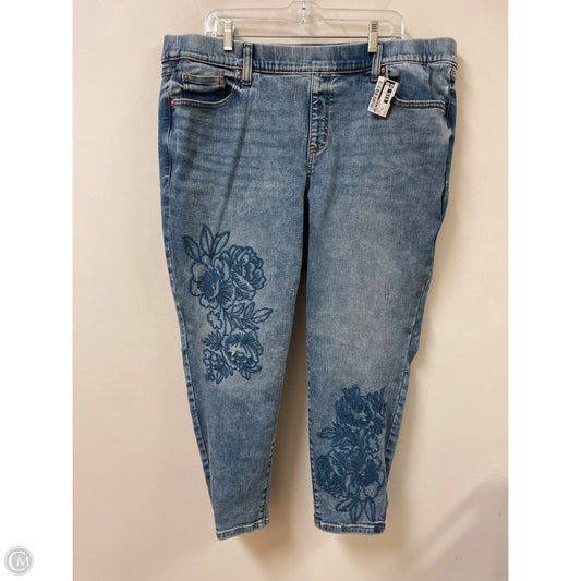 Jeans Skinny By Lane Bryant In Blue Denim, Size: 20