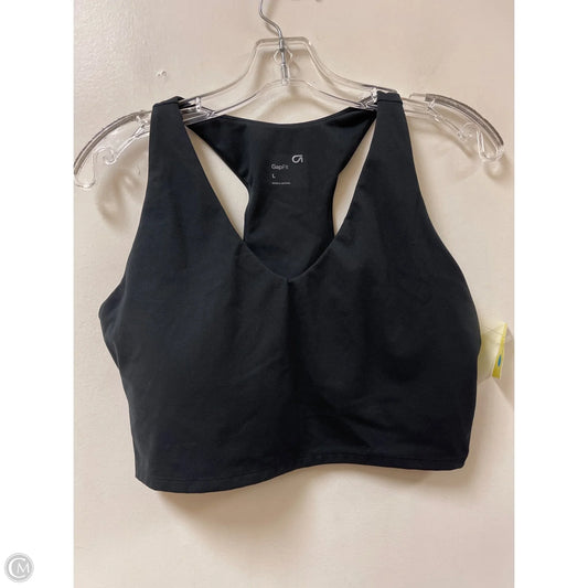 Athletic Bra By Gap In Black, Size: L