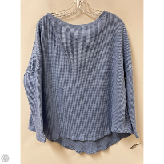 Top Long Sleeve By We The Free In Blue, Size: Xs