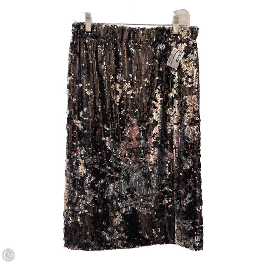 Skirt Maxi By Davi & Dani In Silver, Size: 12