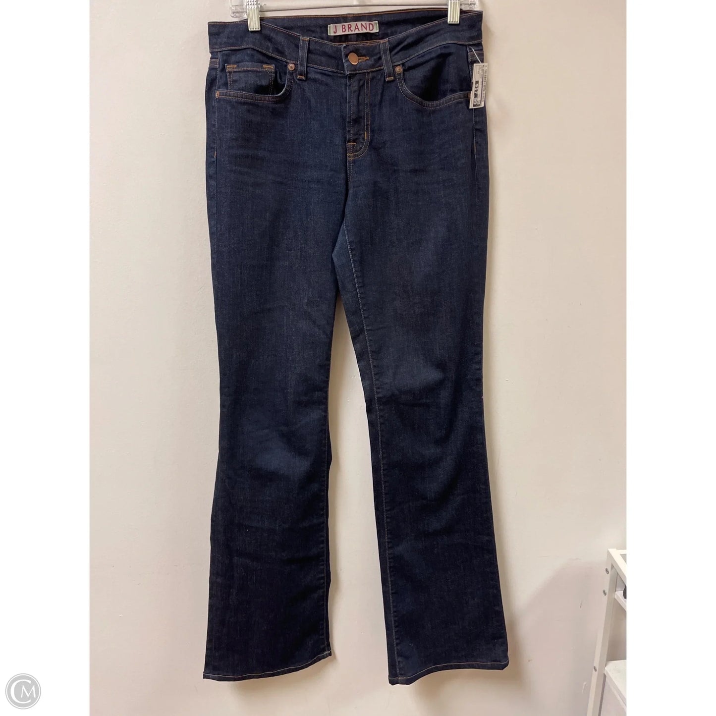 Jeans Boot Cut By J Brand In Blue Denim, Size: 12