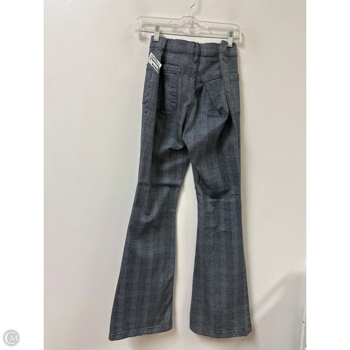 Jeans Flared By Frame In Black & White, Size: 12