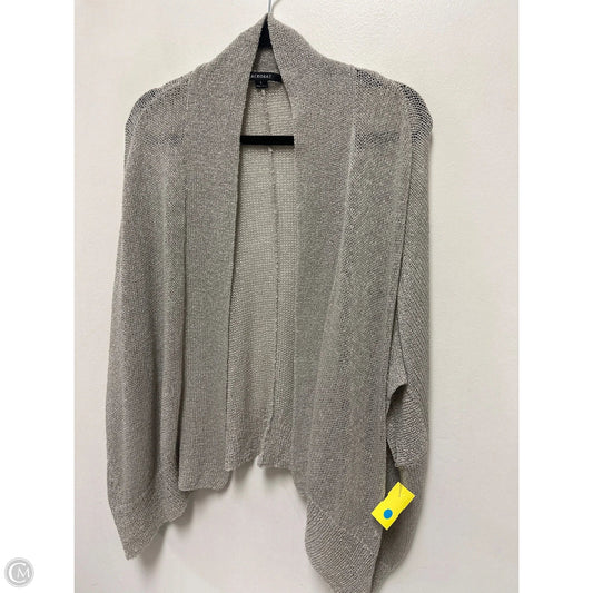 Sweater Cardigan By Clothes Mentor In Taupe, Size: L