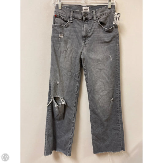 Jeans Boot Cut By Hudson In Grey Denim, Size: 2