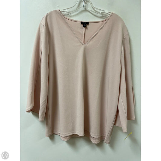 Top Long Sleeve By Ann Taylor In Pink, Size: Xl