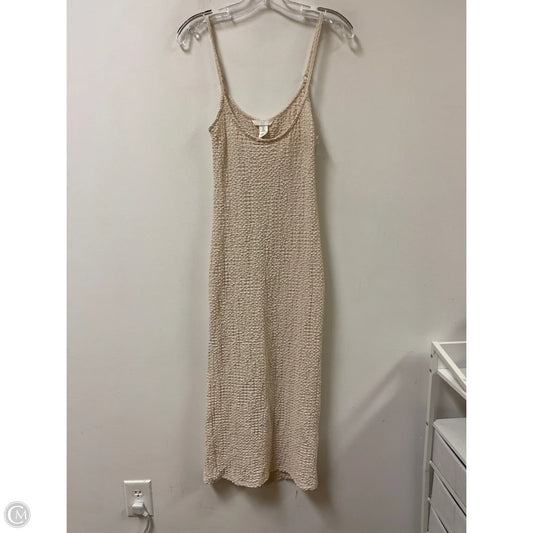 Dress Casual Maxi By H&m In Cream, Size: S