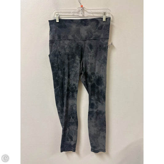 Athletic Leggings By Lululemon In Tie Dye Print, Size: 12