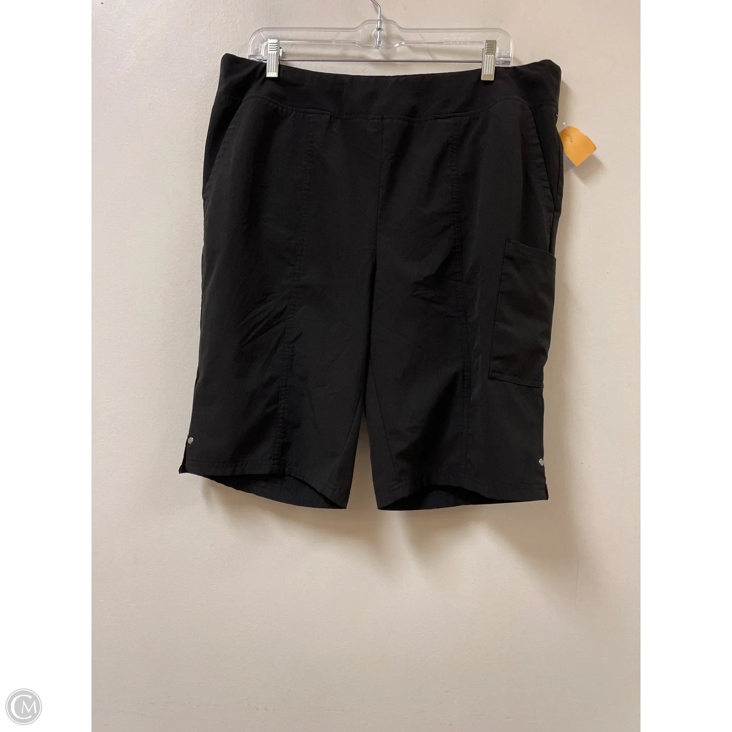 Athletic Shorts By Chicos In Black, Size: 12
