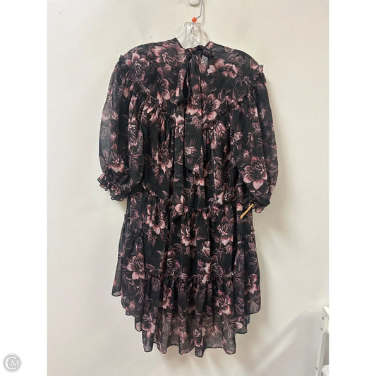 Dress Casual Short By Ted Baker In Black & Pink, Size: Xs