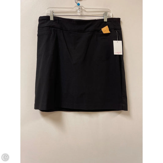 Skort By Kim Rogers In Black, Size: 16