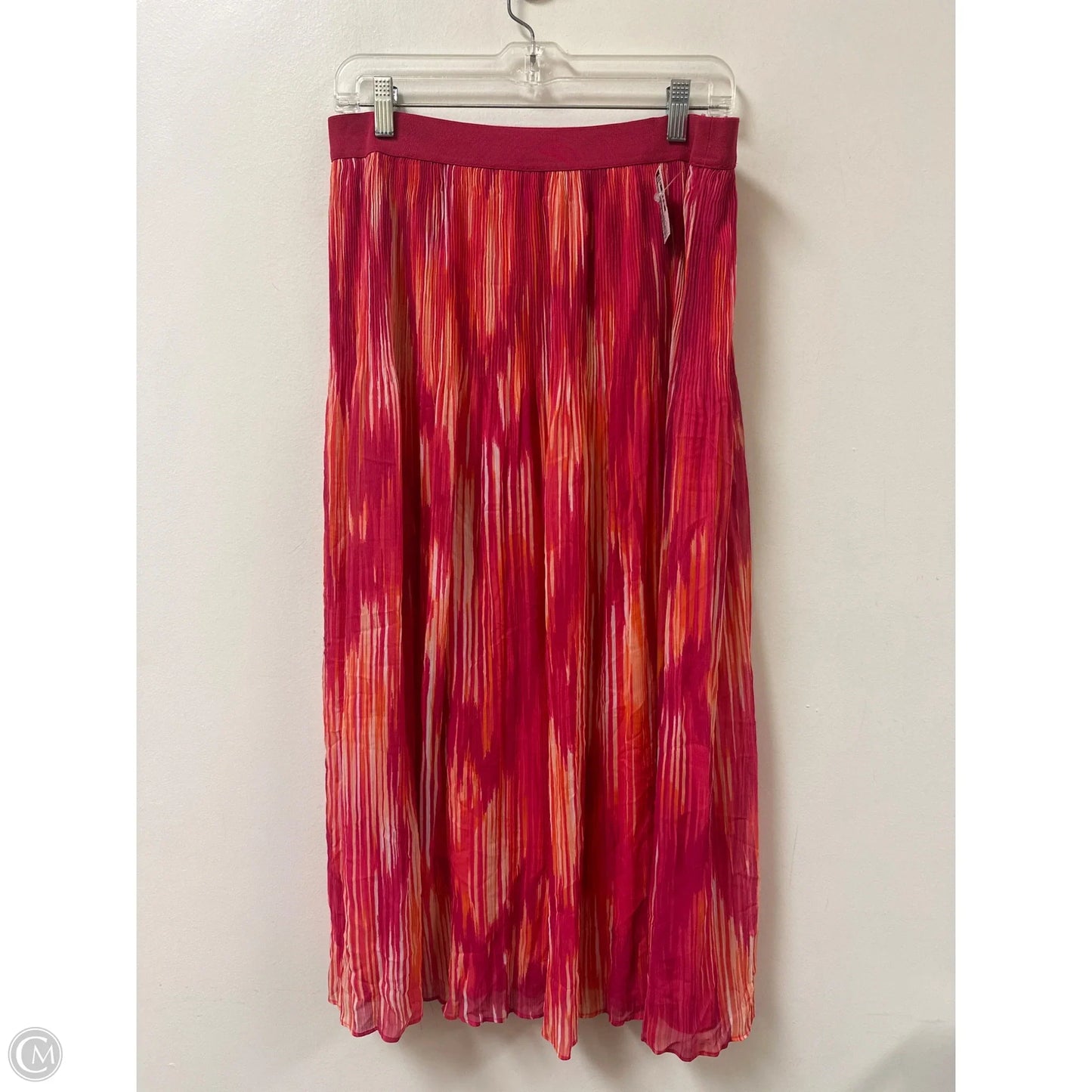Skirt Midi By Ruby Rd In Orange & Pink, Size: 10
