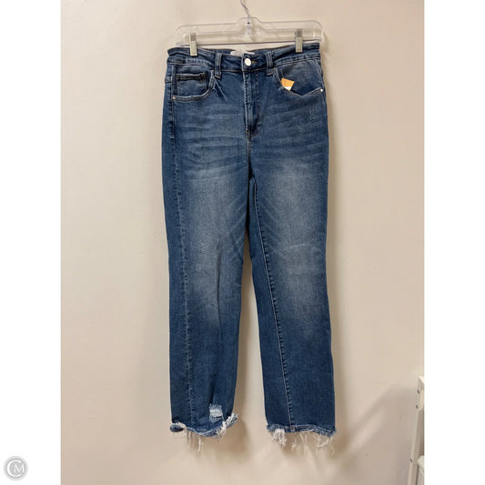 Jeans Straight By Risen In Blue Denim, Size: 10