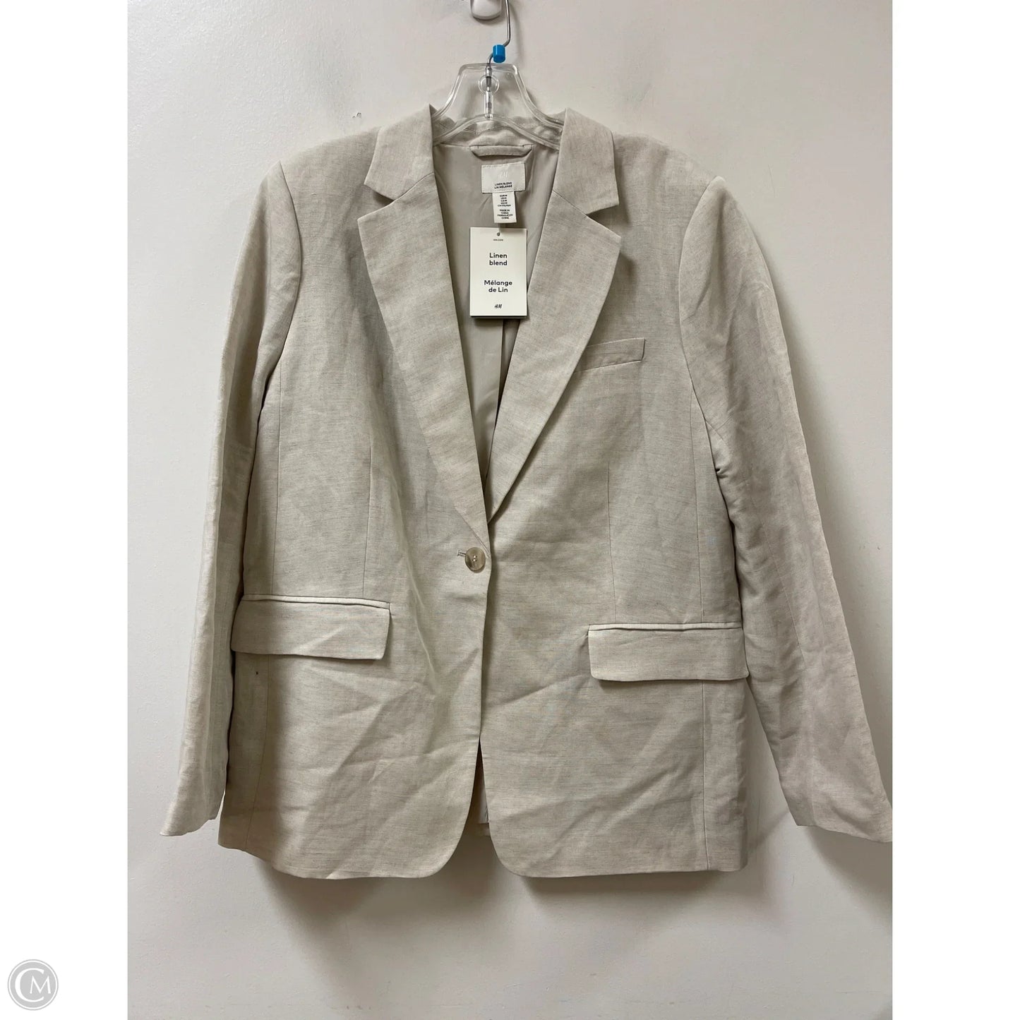 Blazer By H&m In Cream, Size: M
