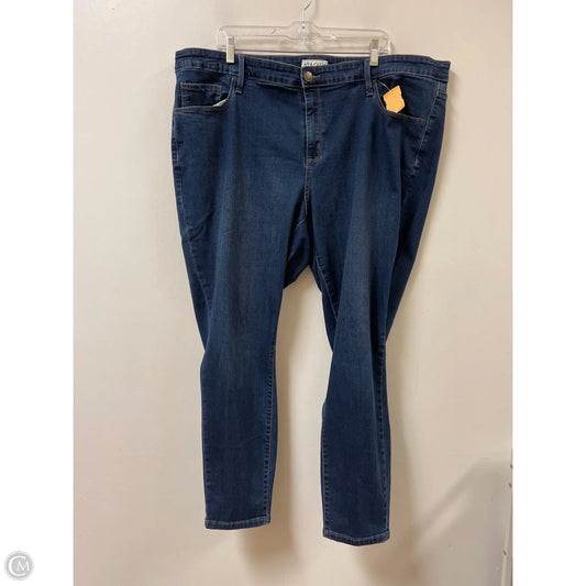 Jeans Skinny By Ava & Viv In Blue Denim, Size: 24