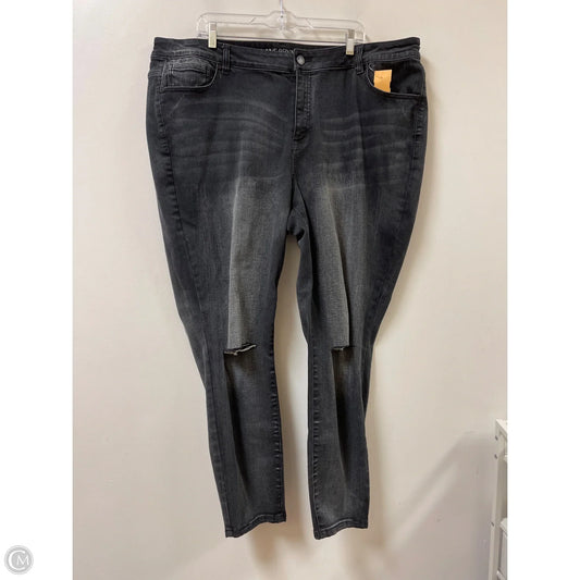 Jeans Skinny By Lane Bryant In Grey Denim, Size: 26
