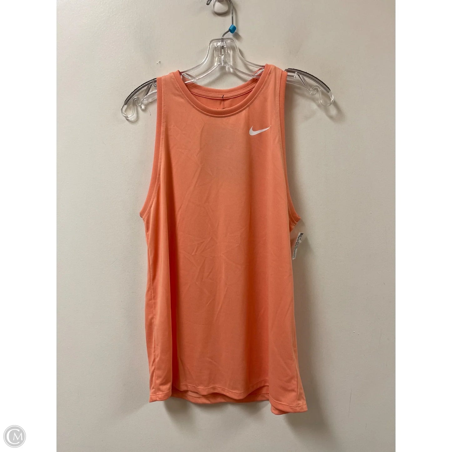 Athletic Tank Top By Nike In Orange, Size: M