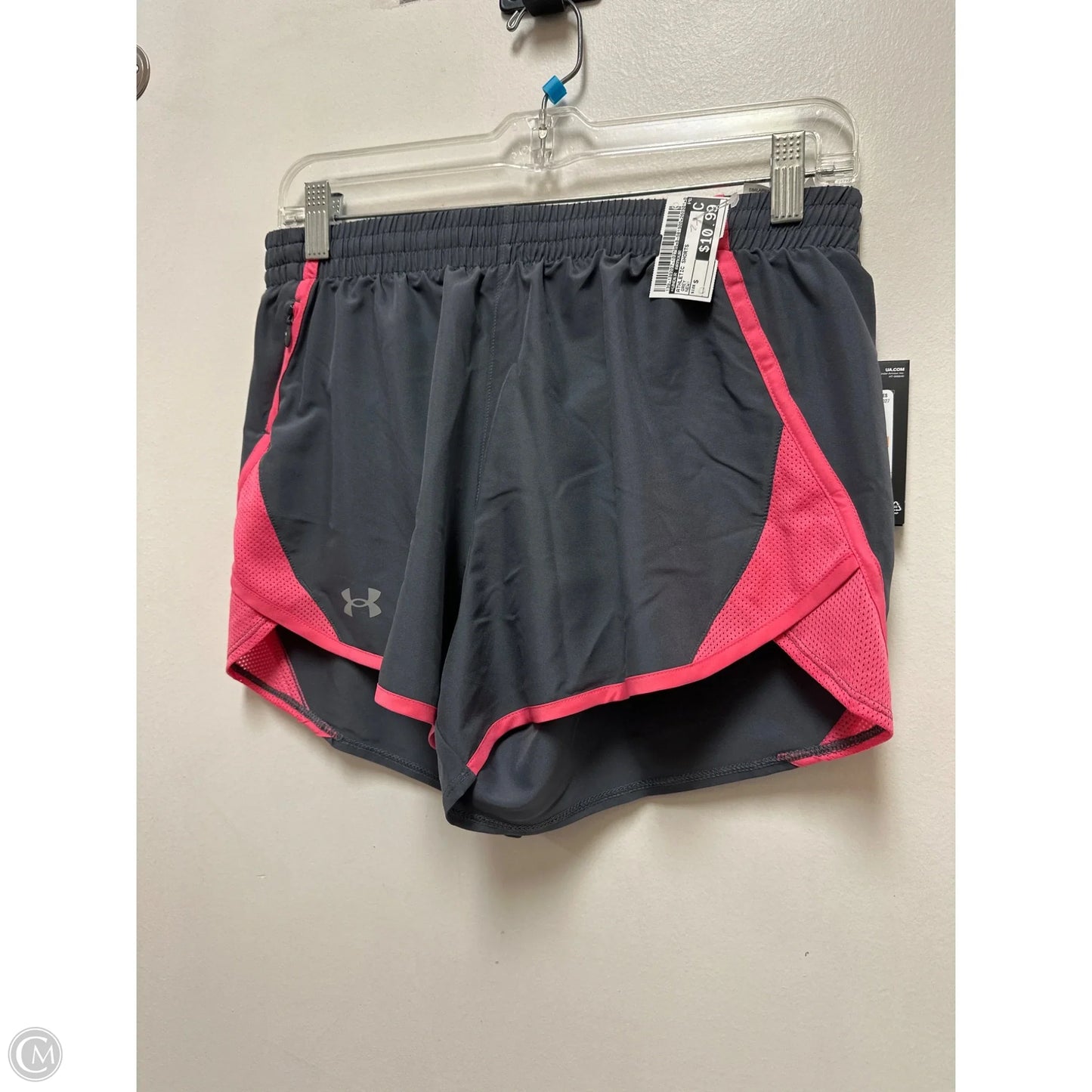 Athletic Shorts By Under Armour In Grey, Size: S