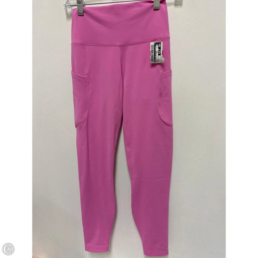 Athletic Leggings By Nike In Pink, Size: M
