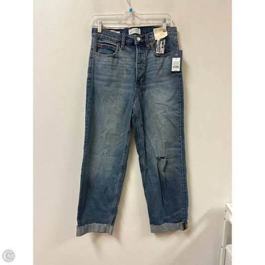 Jeans Straight By Universal Thread In Blue Denim, Size: 8