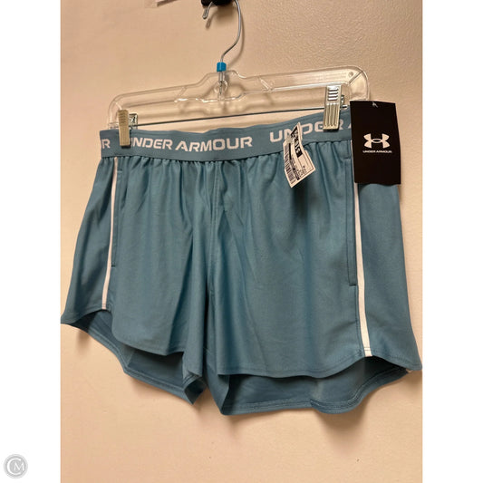 Athletic Shorts By Under Armour In Blue, Size: M