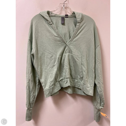 Athletic Top Long Sleeve Hoodie By Sweaty Betty In Green, Size: S