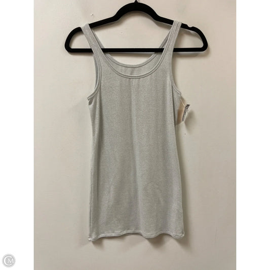 Tank Top By Merona In Silver, Size: M