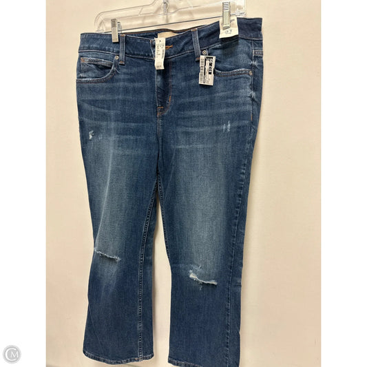 Jeans Cropped By Maurices In Blue Denim, Size: 12