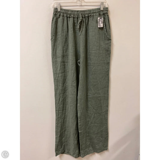Pants Linen By Clothes Mentor In Green, Size: 4