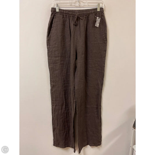 Pants Linen By Clothes Mentor In Brown, Size: 4