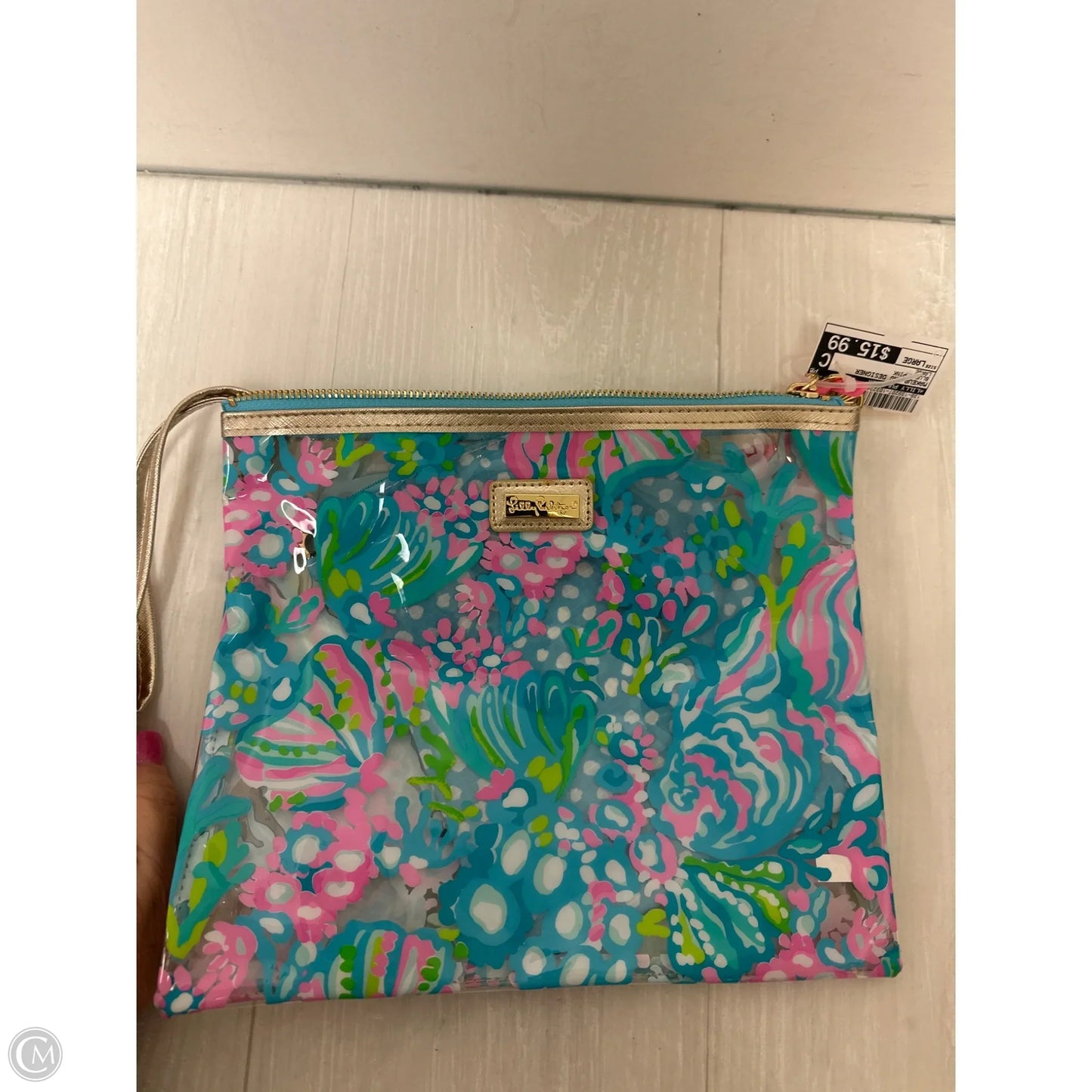 Makeup Bag Designer By Lilly Pulitzer, Size: Large
