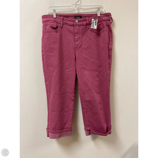 Pants Cropped By Not Your Daughters Jeans In Pink Denim, Size: 14