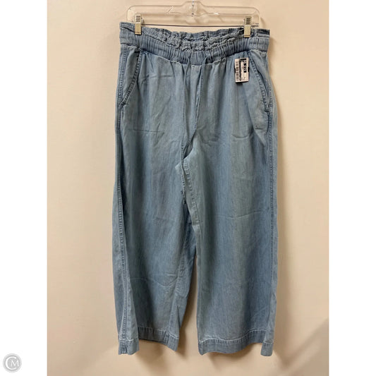 Pants Wide Leg By Loft In Blue, Size: 8